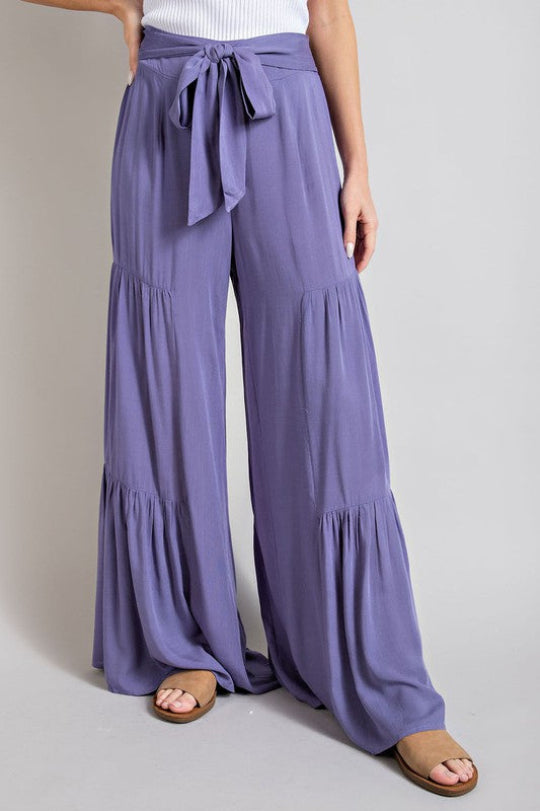 Wild Flower Flared Leg Pants