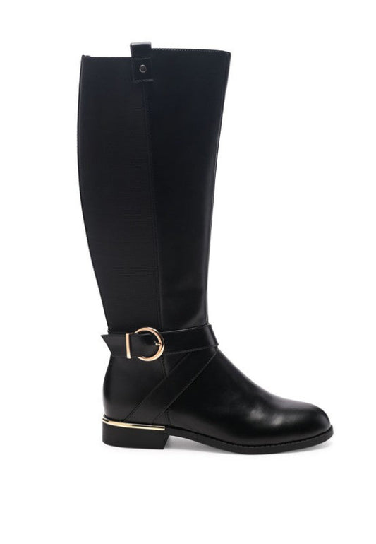 Women's Zip -Up Knee High Riding Boots