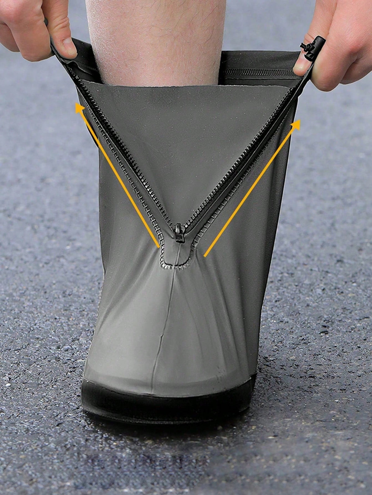 Rainshield Zip-Up Waterproof Shoe Covers