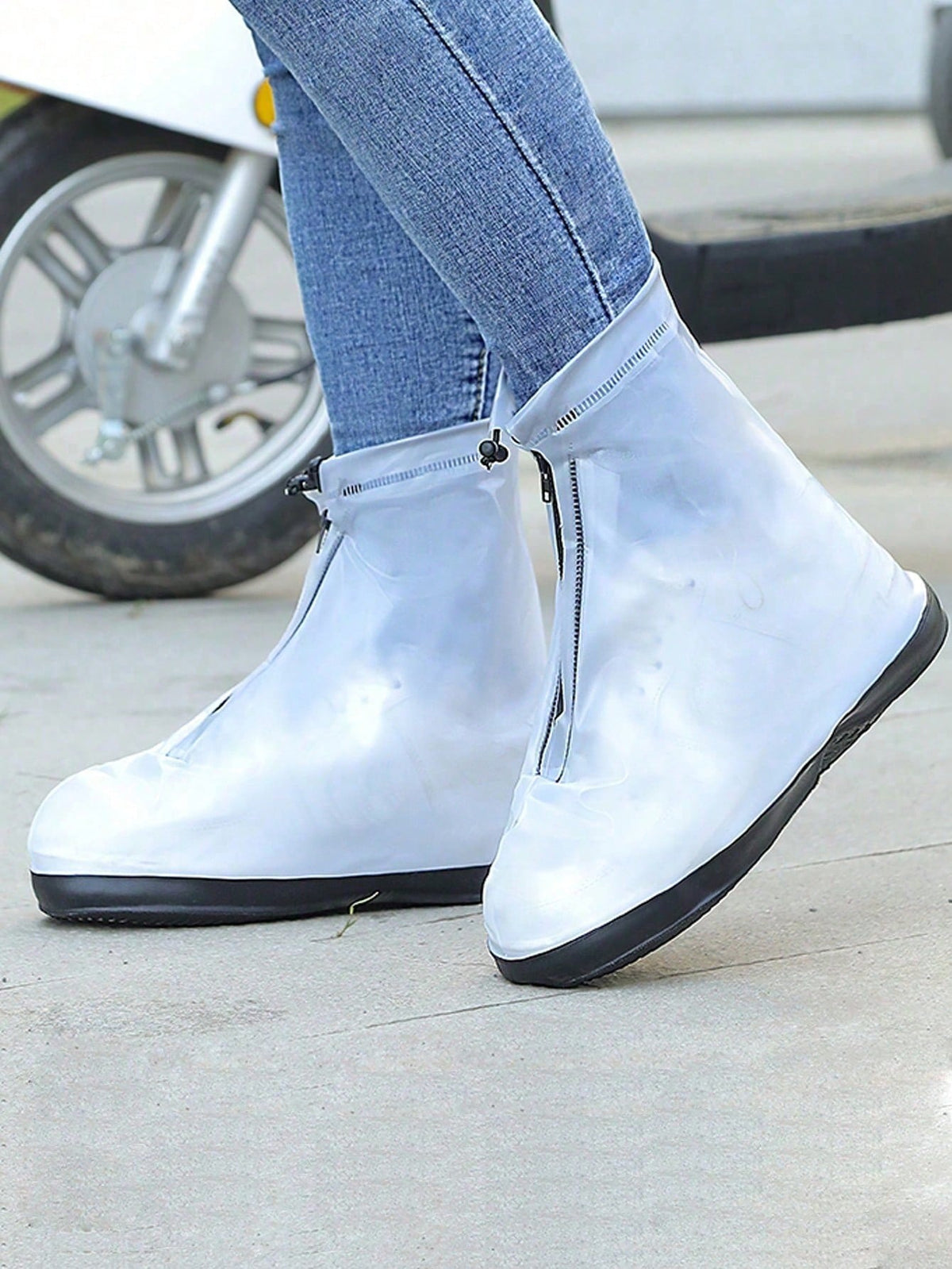Rainshield Zip-Up Waterproof Shoe Covers