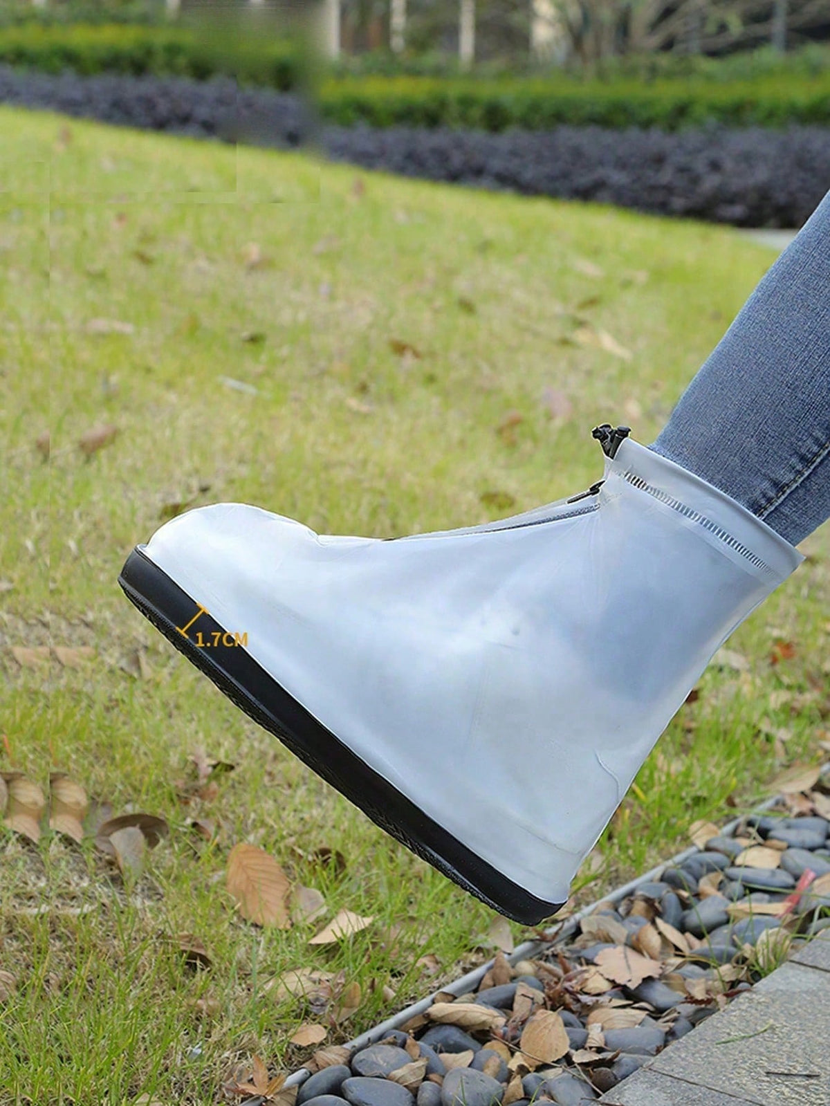 Rainshield Zip-Up Waterproof Shoe Covers