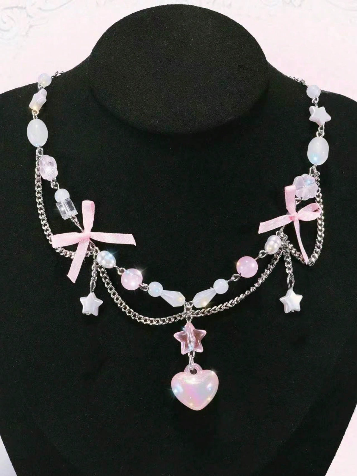 Starlight Sweetheart Pendant Necklace