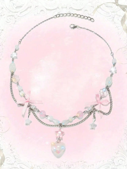 Starlight Sweetheart Pendant Necklace