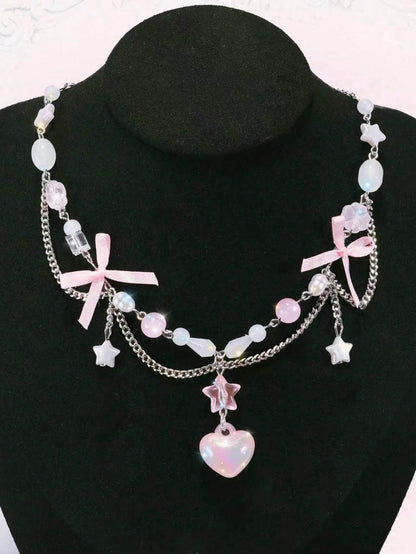 Starlight Sweetheart Pendant Necklace
