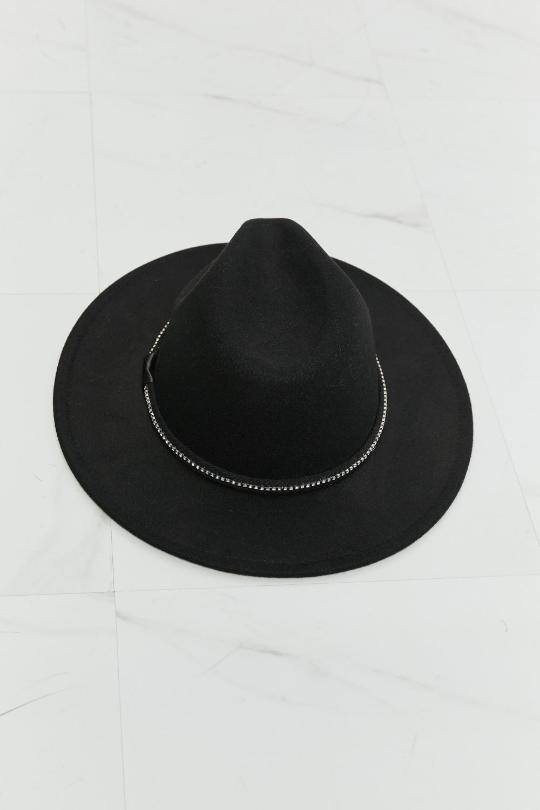 Classic Round Rim Fedora Hat