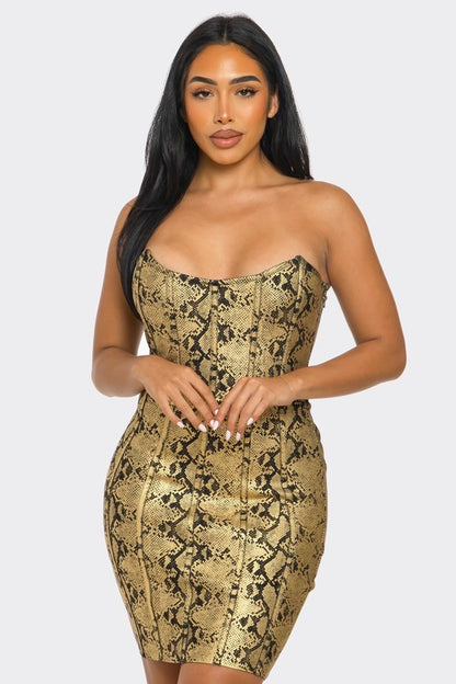 1 vestido ajustado Serpentine Glamour