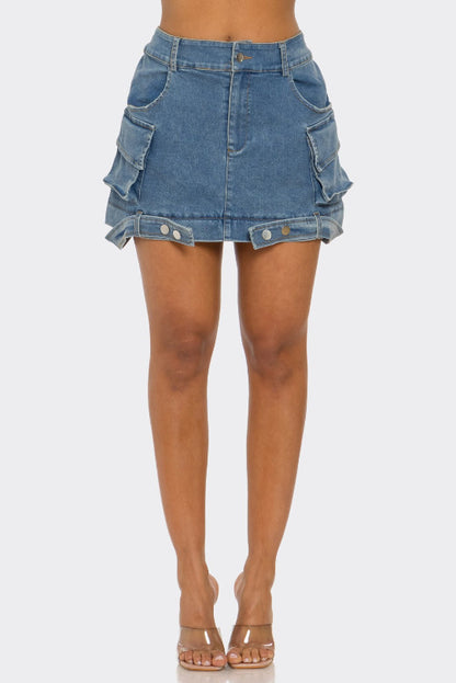 Fashionable Urban Mini & Maxi Denim Skirt