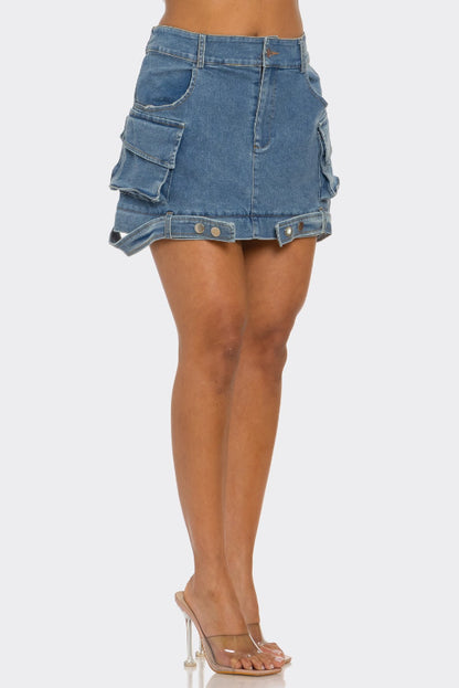 Fashionable Urban Mini & Maxi Denim Skirt