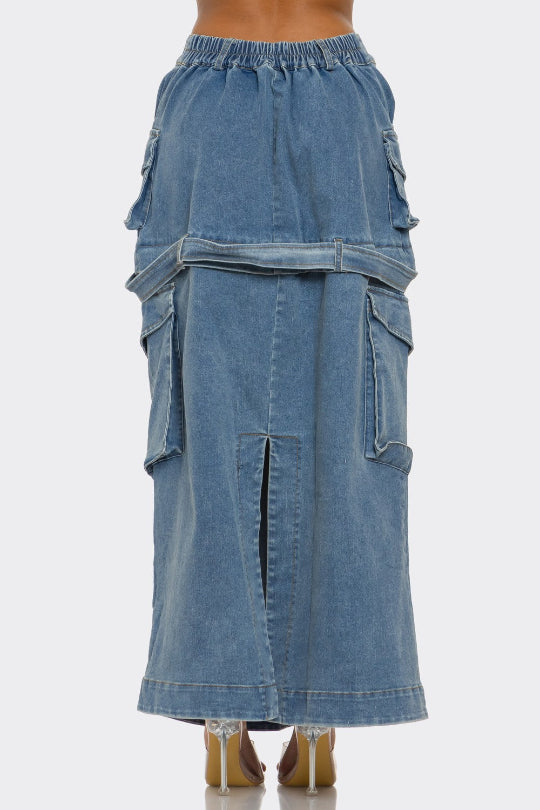 Fashionable Urban Mini & Maxi Denim Skirt
