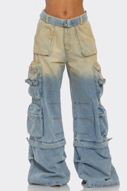 Women’s Desert Fade Utility Cargo Jeans