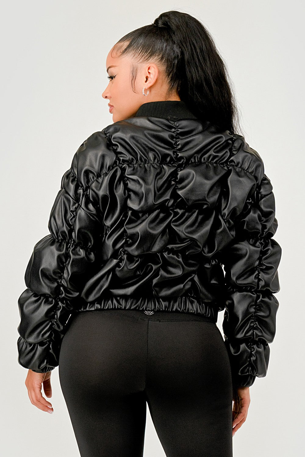Women’s After Dark Ruched Bomber Jacket