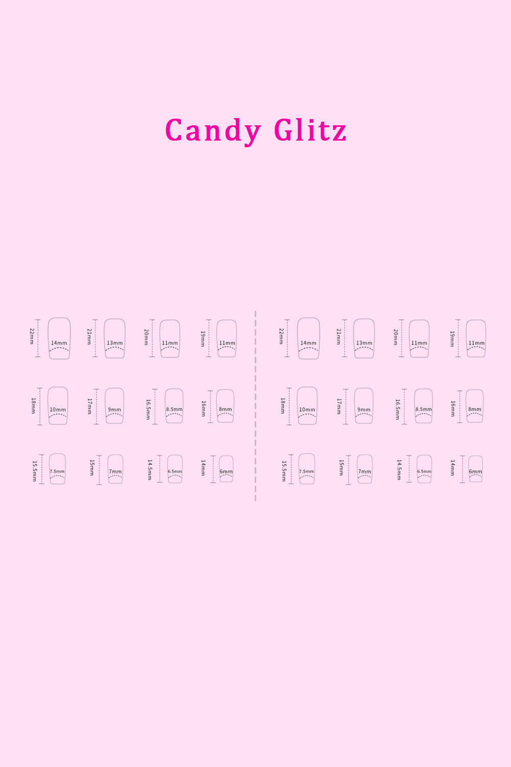 Uñas postizas SO PINK BEAUTY, 2 paquetes