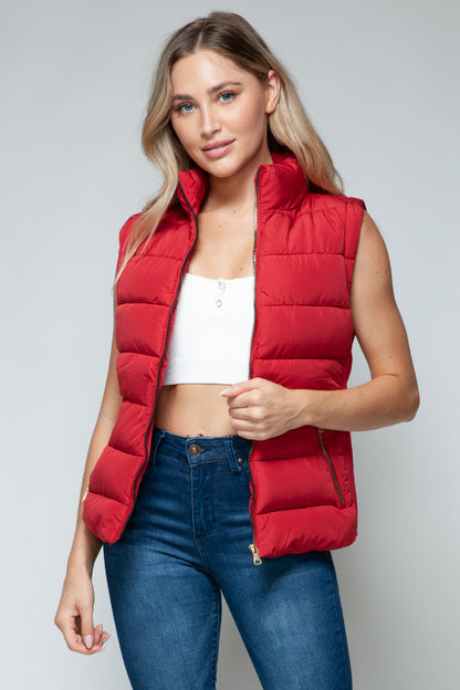 Kizzy Outdoor Turtleneck Vest Jacket