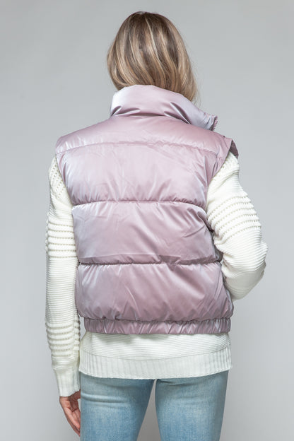 Women's Puffy Quilted Vest Jacket