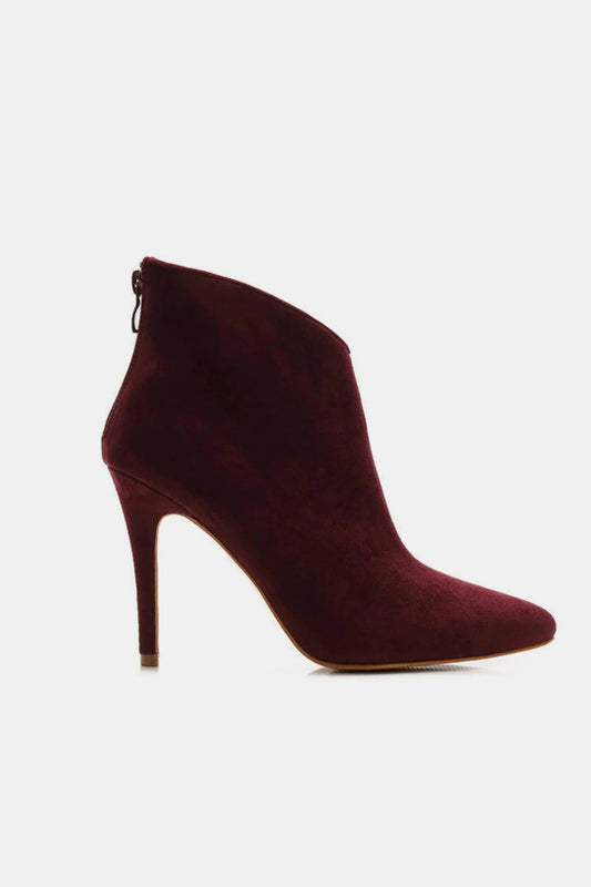 Fashion Suede Stiletto Ankle Booties