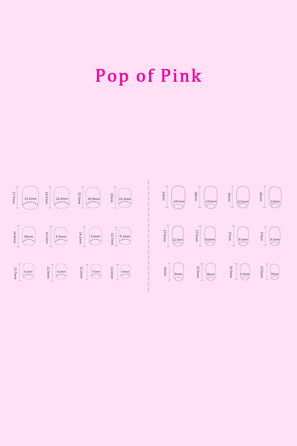 Uñas postizas SO PINK BEAUTY, 2 paquetes