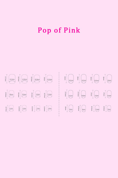 Uñas postizas SO PINK BEAUTY, 2 paquetes