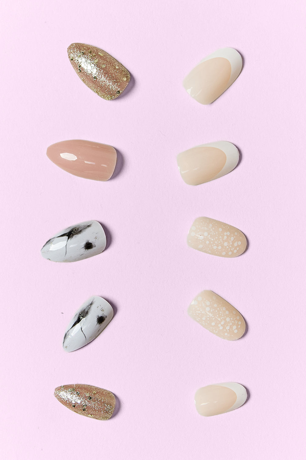 Uñas postizas SO PINK BEAUTY, 2 paquetes