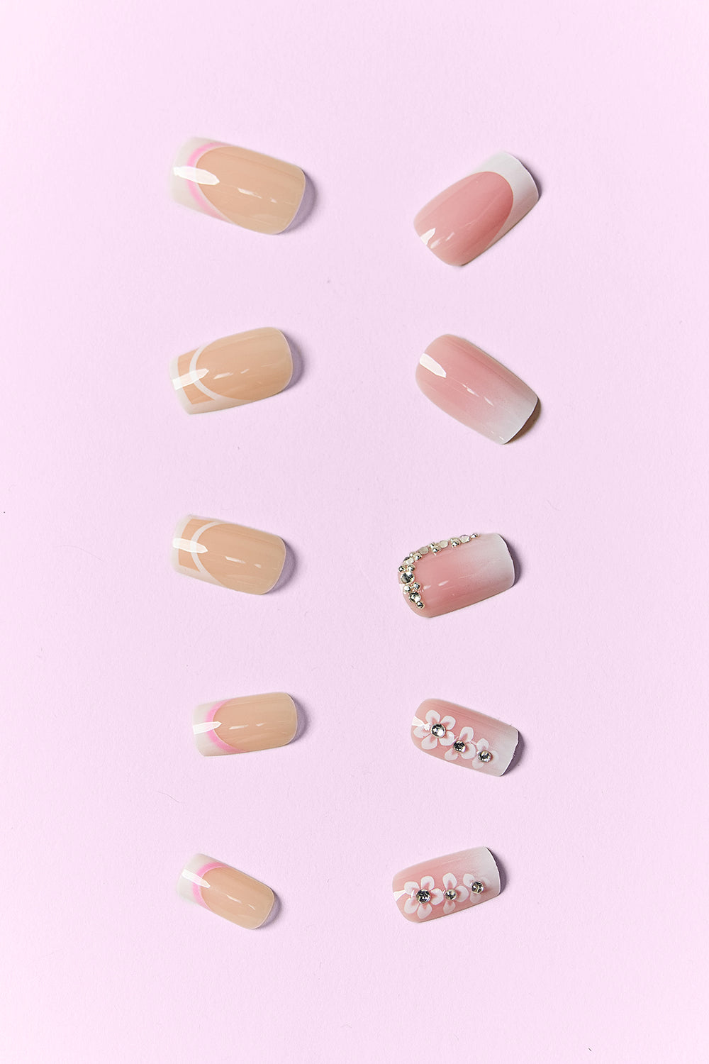 Uñas postizas SO PINK BEAUTY, 2 paquetes