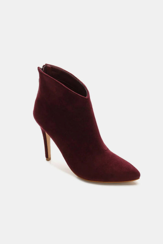 Fashion Suede Stiletto Ankle Booties