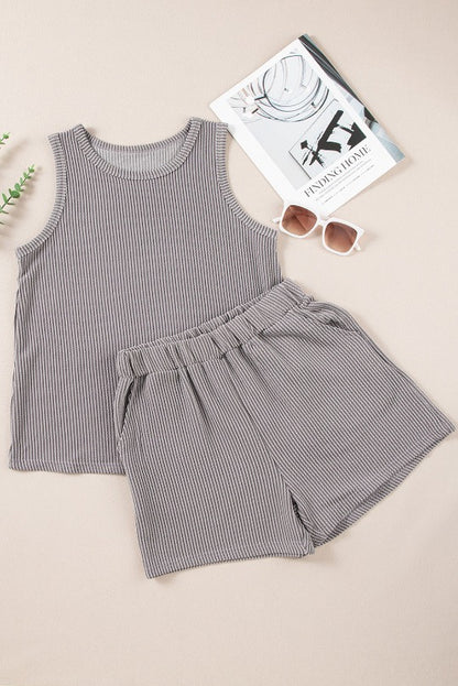 Women's Sleeveless Top and Shorts Set