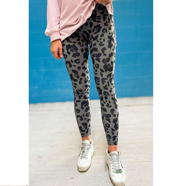 Casual Leopard Print High Waist Leggings