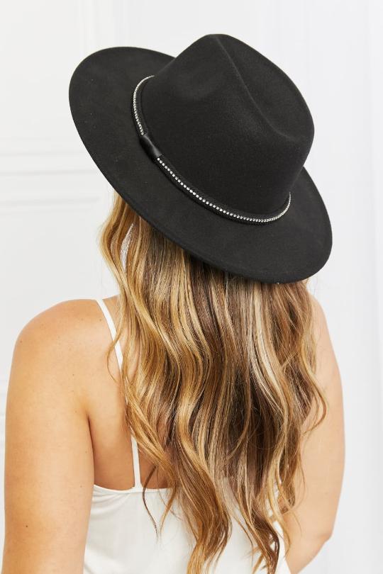 Classic Round Rim Fedora Hat