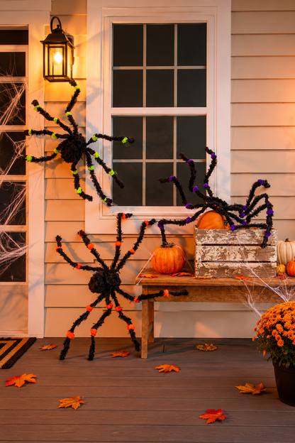 Creepy Crawlers Hanging Spider Duo