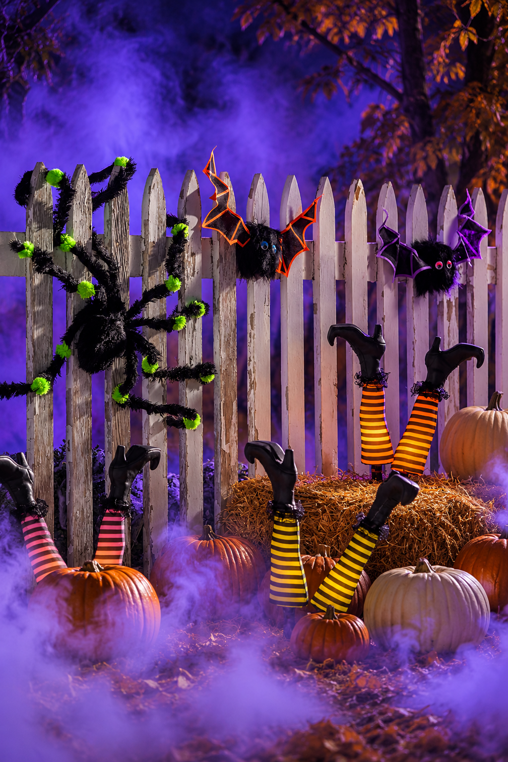 Creepy Crawlers Hanging Spider Duo