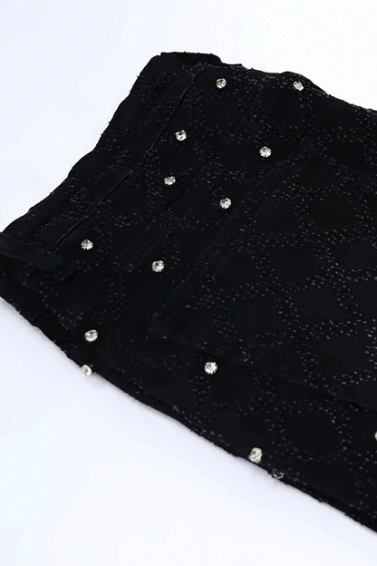 Men's Street Style Slim Fit Rhinestone Denim Jeans