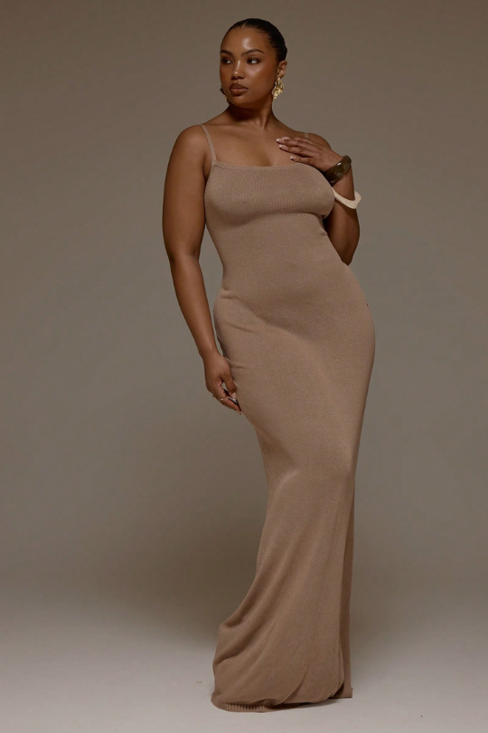 Divinity Ribbed Mermaid Maxi Gown