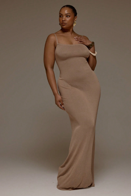 Divinity Ribbed Mermaid Maxi Gown