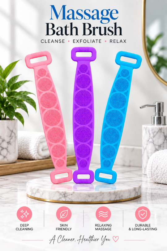 Fresh Touch Silicone Massage Bath Brush