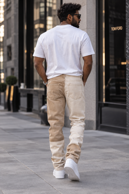 Men’s Breakpoint Distressed Patchwork Jeans
