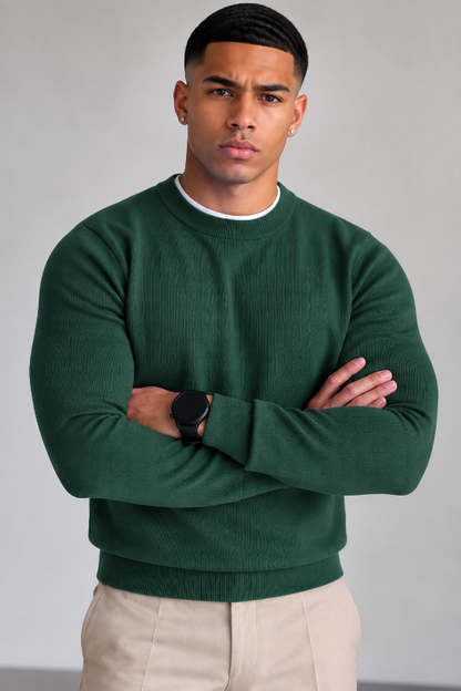 Men’s Coreline Ribbed Knit Sweater