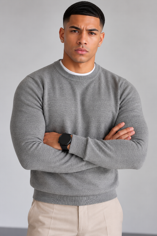 Men’s Coreline Ribbed Knit Sweater