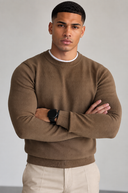 Men’s Coreline Ribbed Knit Sweater