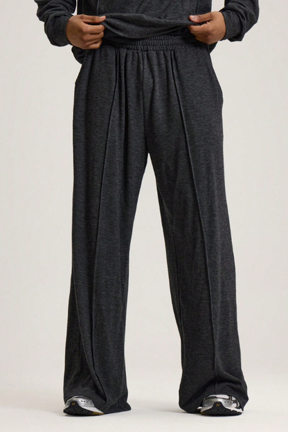 Men's Loose Fit Relaxed Pleated Track Pants