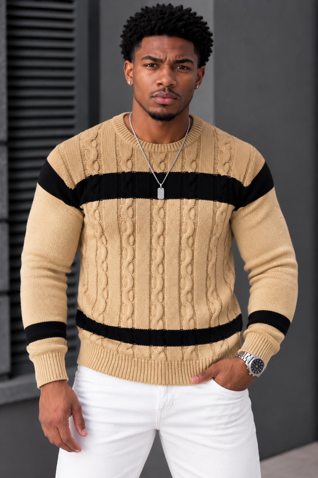 Men’s Off Grid Cable Knit Sweater