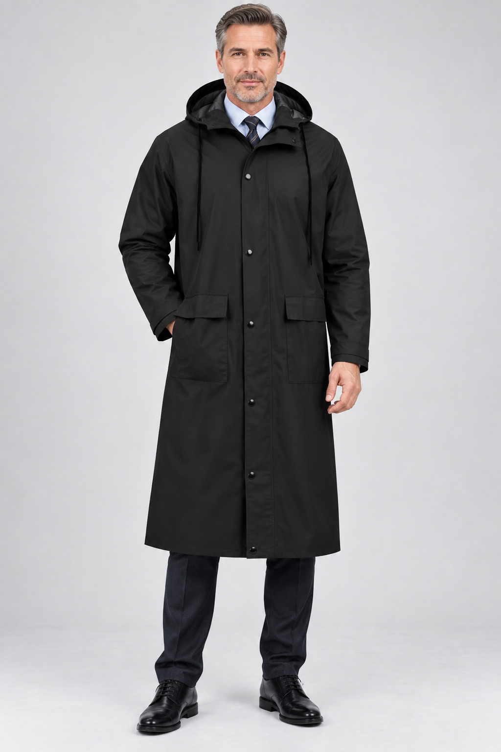 Men’s Rain Authority Hooded Coat
