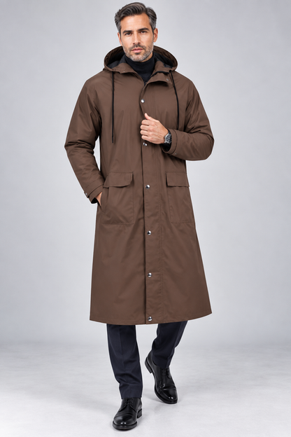 Men’s Rain Authority Hooded Coat