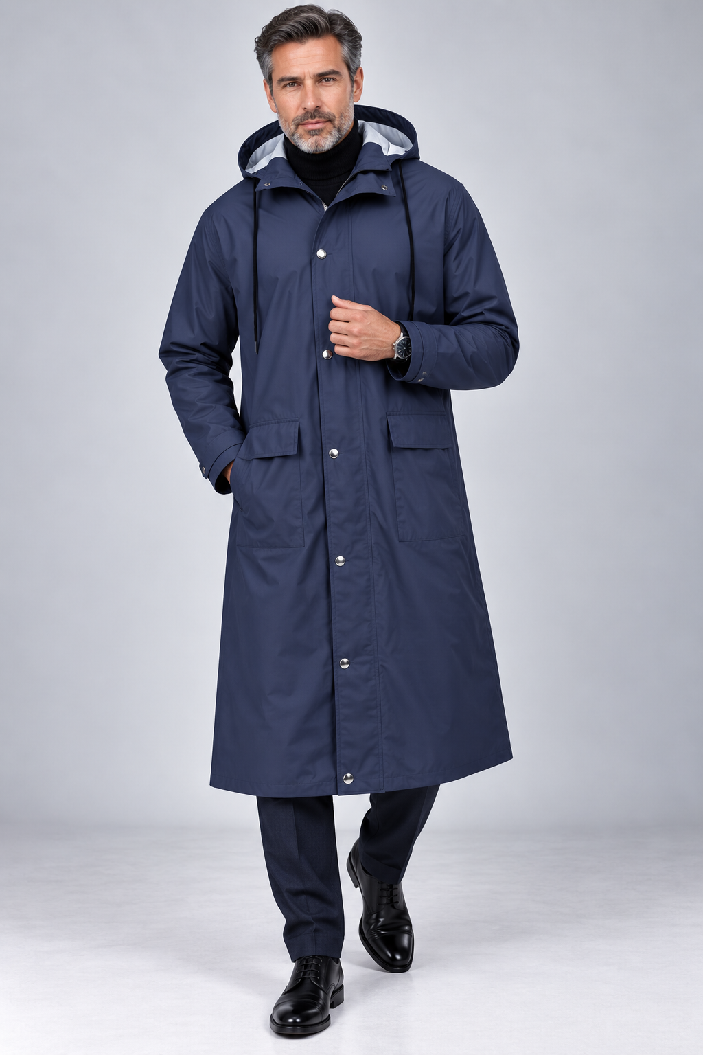 Men’s Rain Authority Hooded Coat