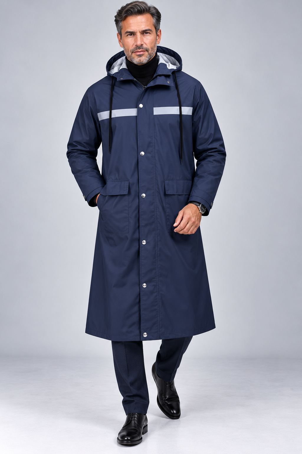 Men’s Rain Authority Hooded Coat
