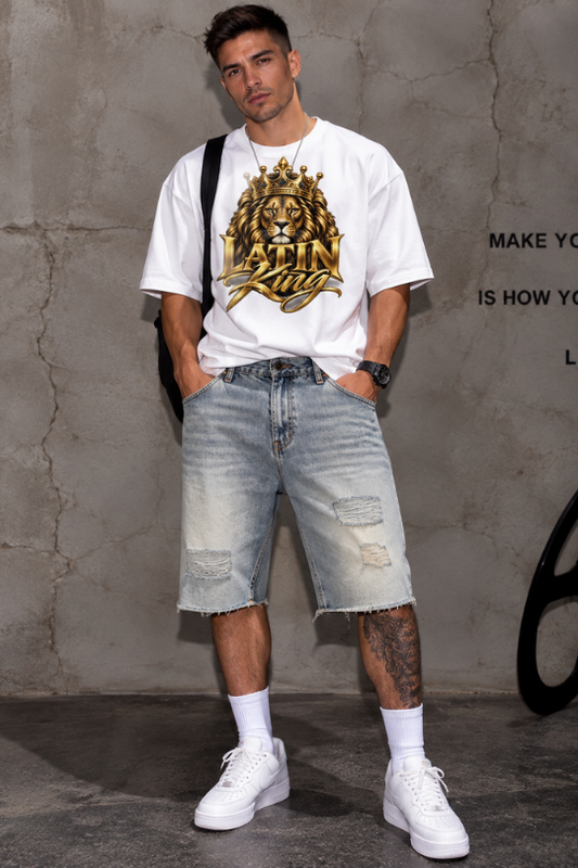 Men’s Rebel Cut Distressed Denim Shorts