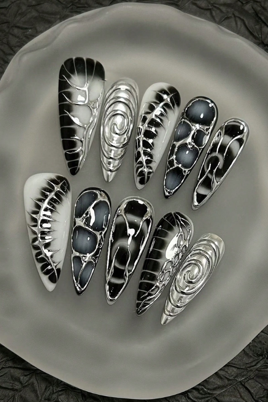 Midnight Rebellion Press-On Nails
