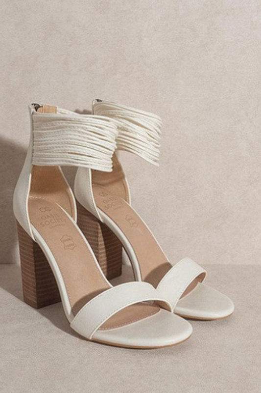 Multi Ankle Strap High Heel Shoes
