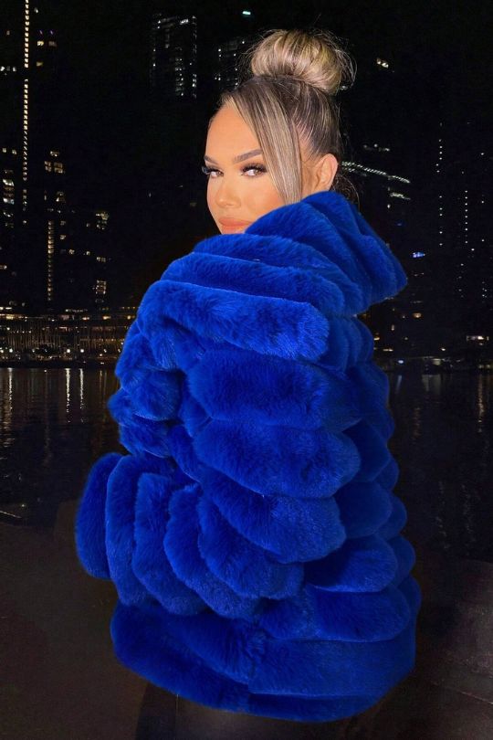 Women's Plush Winter Baby Doll Faux Fur Coat