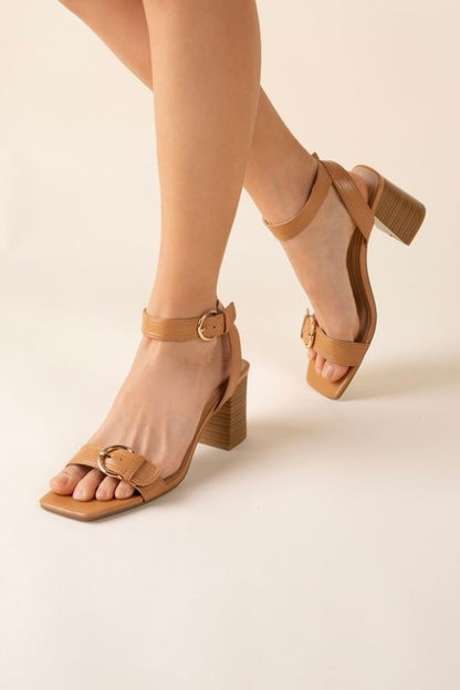 Women's Square Toe Strap Sandals