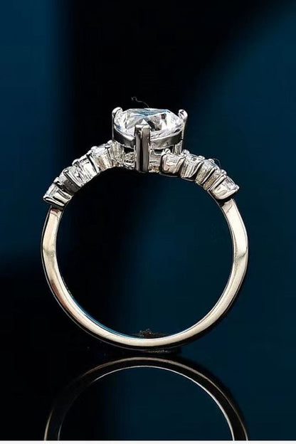 1 Carat Heart Lab Grown Diamond Ring