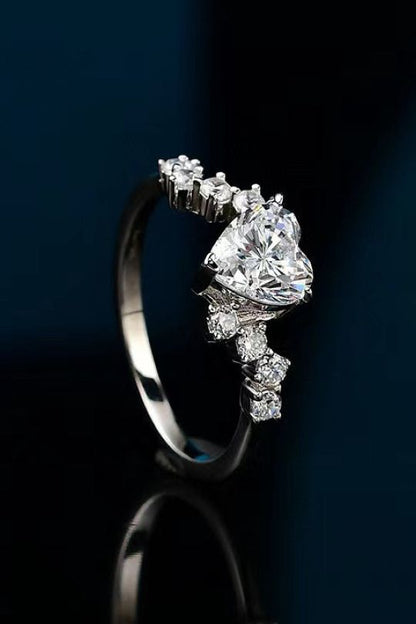 1 Carat Heart Lab Grown Diamond Ring